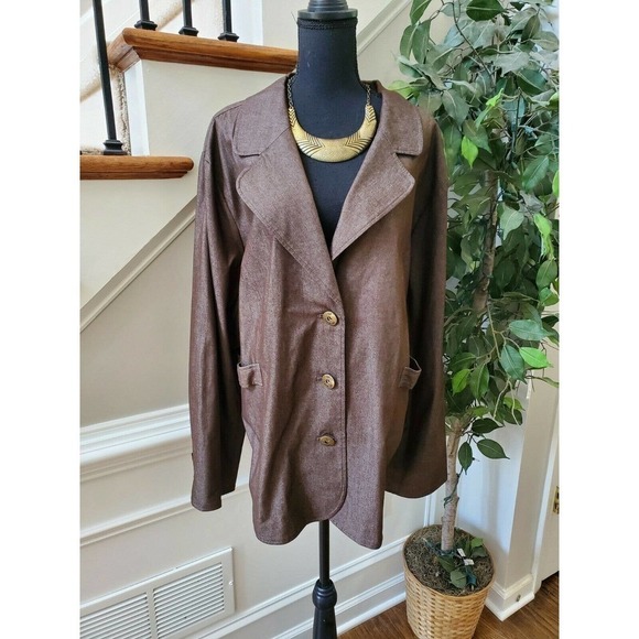 NWT LIZ& ME PLATINUM COLLECTION SIZE 3X BLAZER - Picture 12 of 16